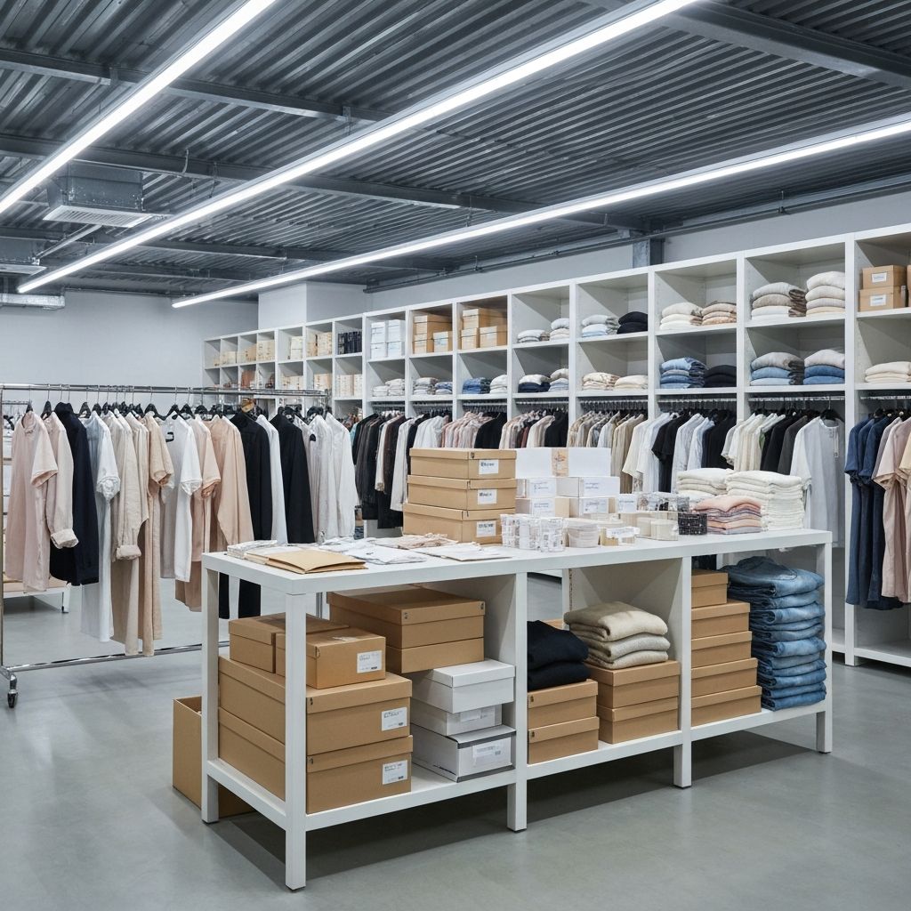 Fashion and apparel warehouse fulfillment